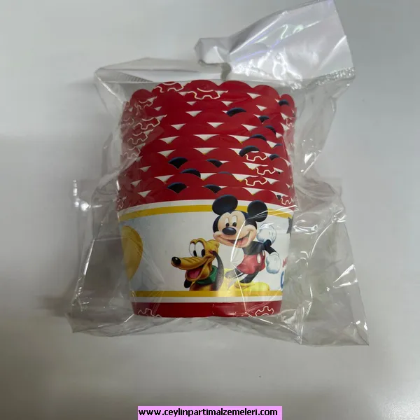 Mıckey Mause Temalı Cupcake Kabı